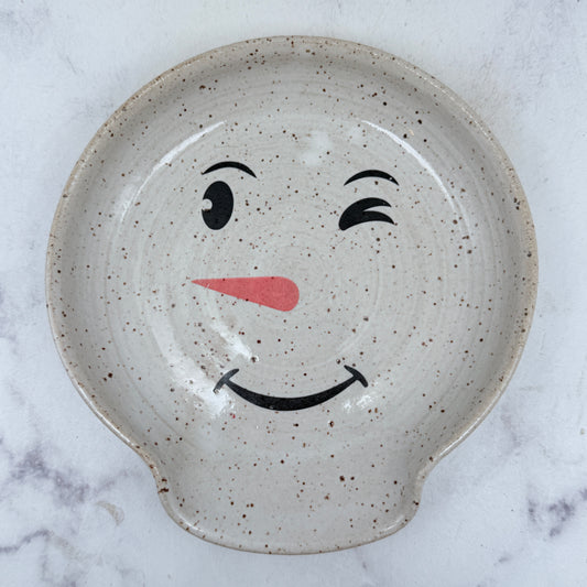 Snowman Spoon Rest 1