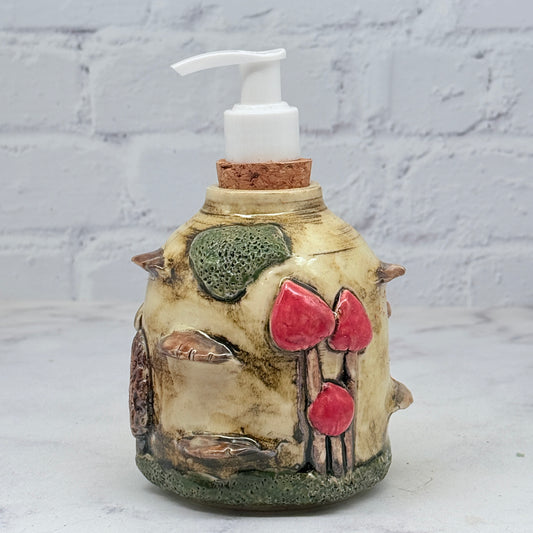 3-D Mushrooms Soap Dispenser 1