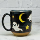 Black with Ghosts Mug 1