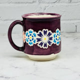 Purple with Flowers Mug 2