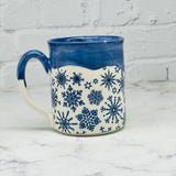 Blue with Snowflakes Mug 1