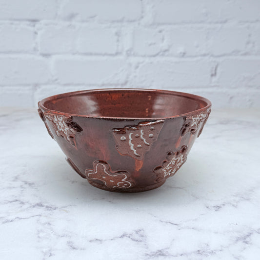 3-D Gingerbread Small Bowl 4