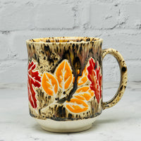 Cream with Fall Leaves Mug 3