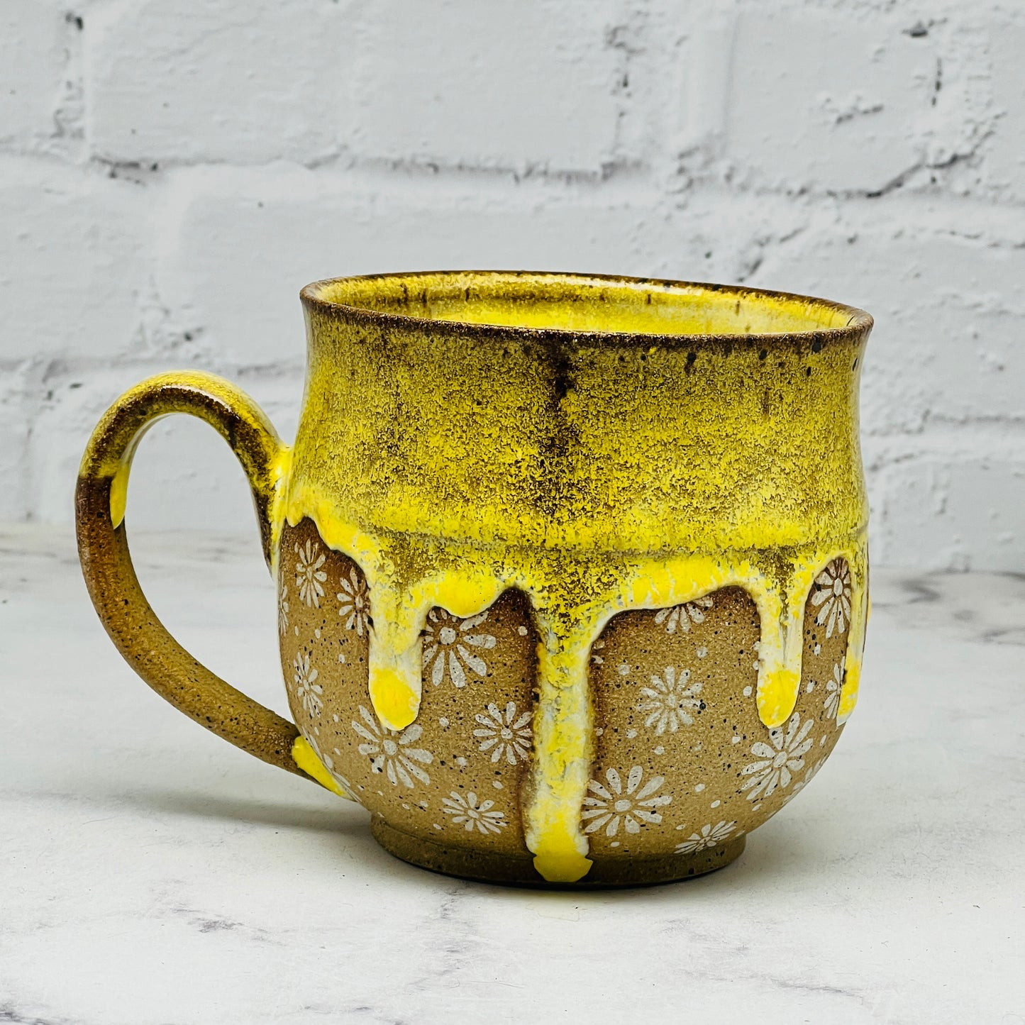 Yellow with Daisies Mug 2