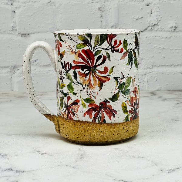 Speckled White Honeysuckle Mug 2