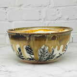 Copper with Fall Foliage Large Bowl 2