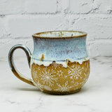 Light Blue with White Snowflakes Mug 2