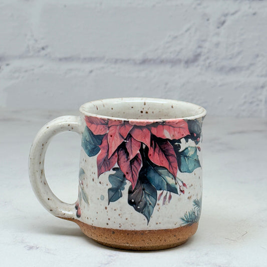 Poinsettia Espresso Mug