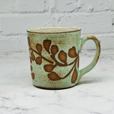 Green with Leaves Mug 1