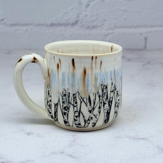 Cream with Birch Teacup 1