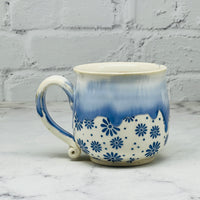 Blue Daisies Teacup 1