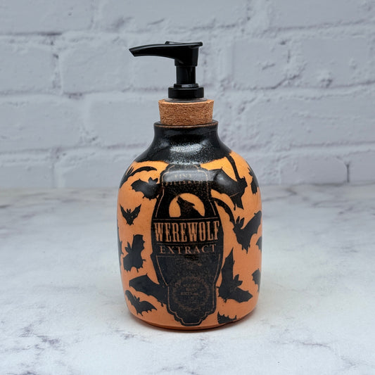 Black/Orange Halloween Soap Dispenser