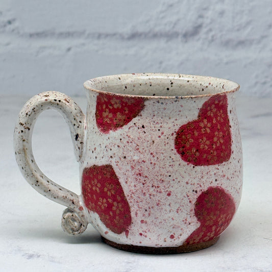 Red Hearts Espresso Mug 4