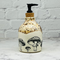 Cream with Mushrooms Soap Dispenser