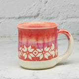 Red Fair Isle Espresso Mug