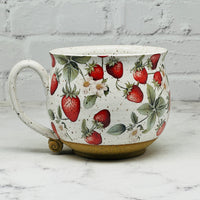 February Preorder Strawberries Cafe Mug