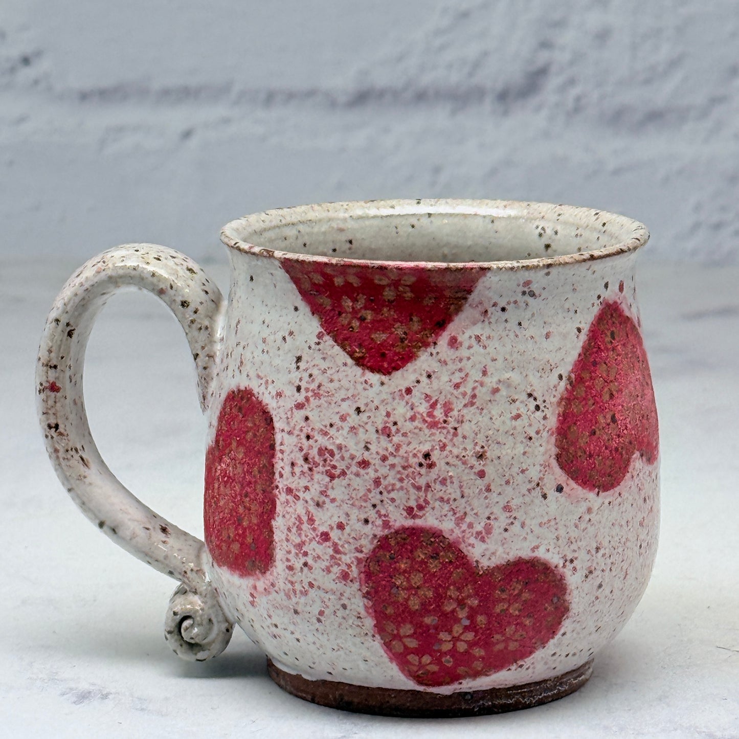 Red Hearts Espresso Mug 3