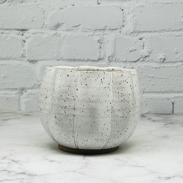 Speckled White Pumpkin Small Bowl 1