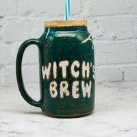 Teal Witch’s Brew Straw Mug 2