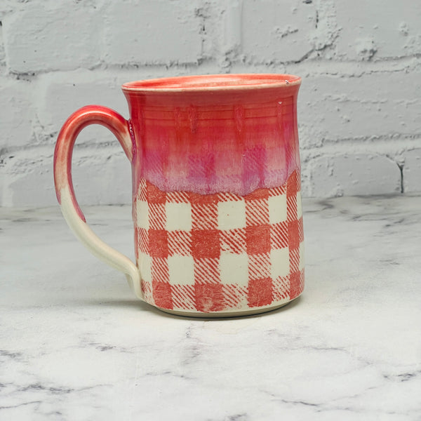 Red Plaid Mug 2