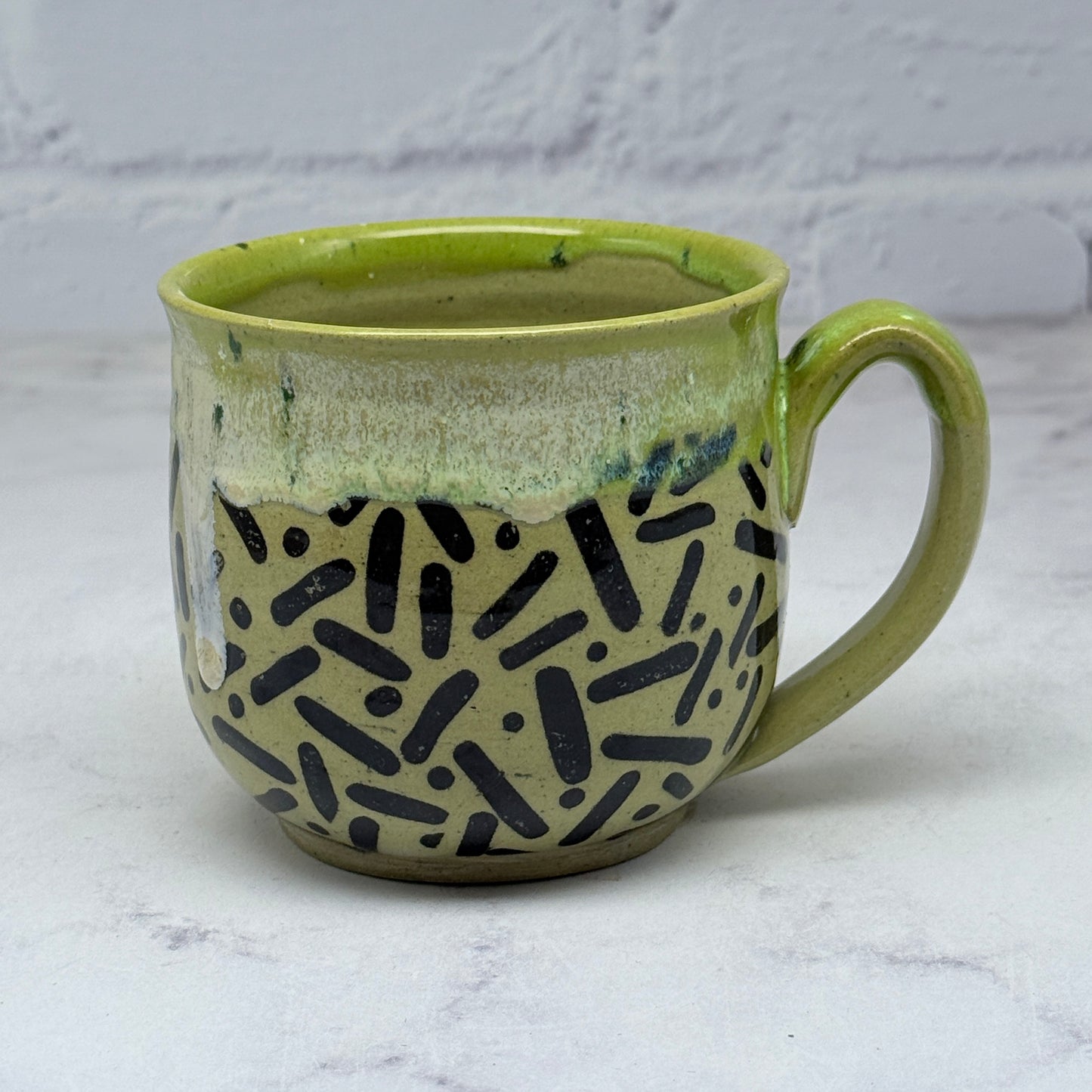 Green Halloween Teacup