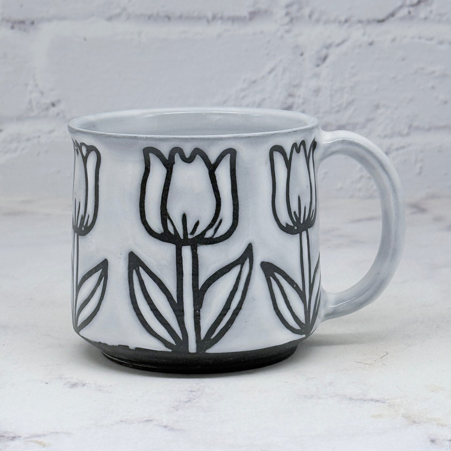Tulips B&W Mug 1