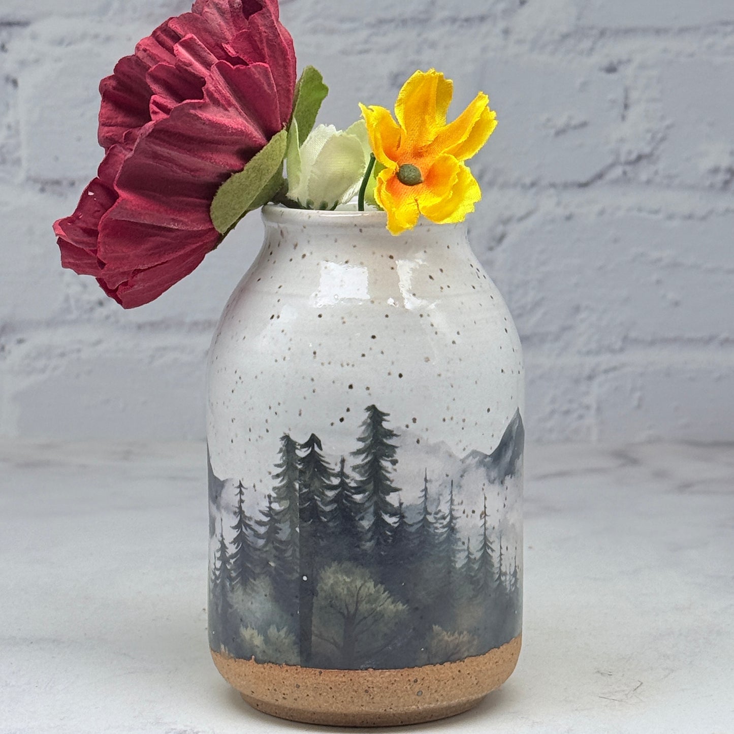 Green Mountains Bud Vase