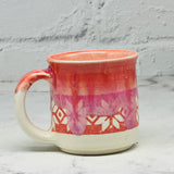 Red Fair Isle Espresso Mug