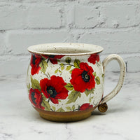 February Preorder Red Poppies Cafe Mug