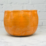 Speckled Orange Large Pumpkin Bowl