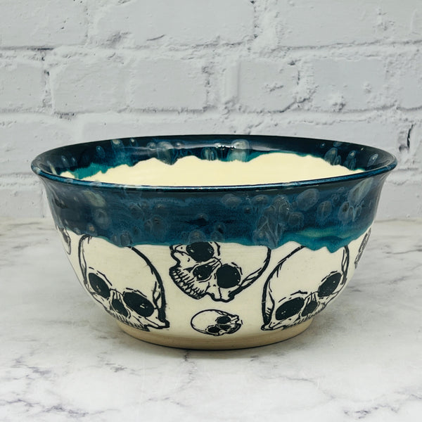 Speckled Blue Large Bowl