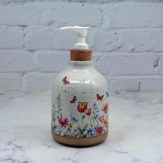Field of Flowers Soap Dispenser
