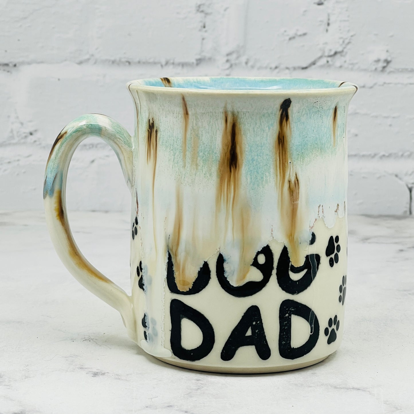 Light Blue with Pet Print Mug 2