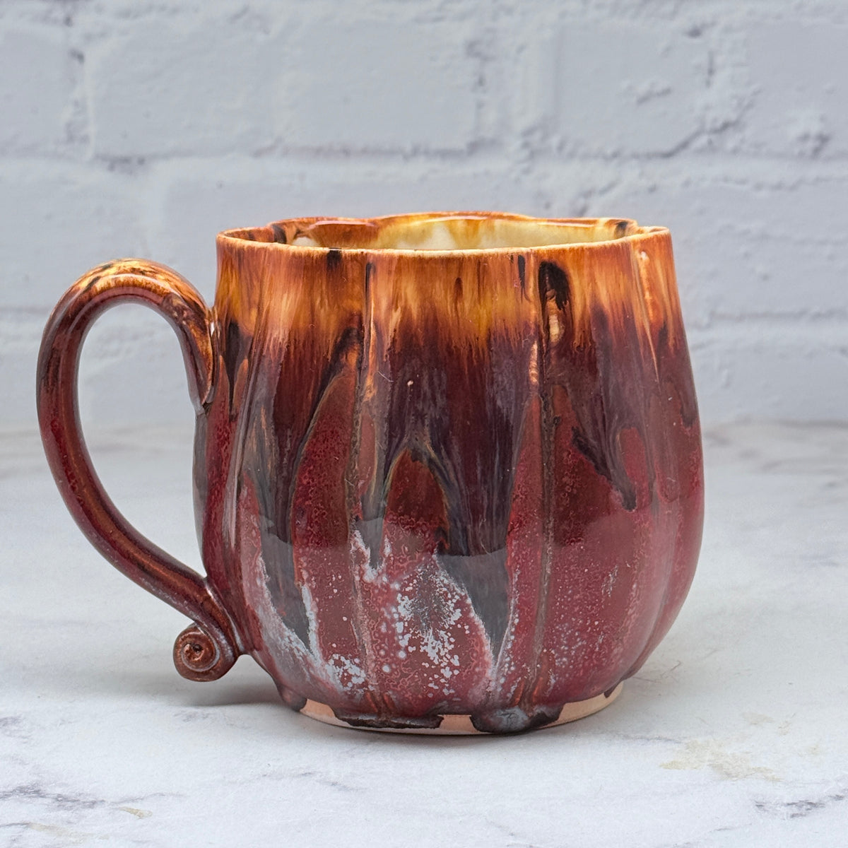 Copper Pumpkin Mug 3