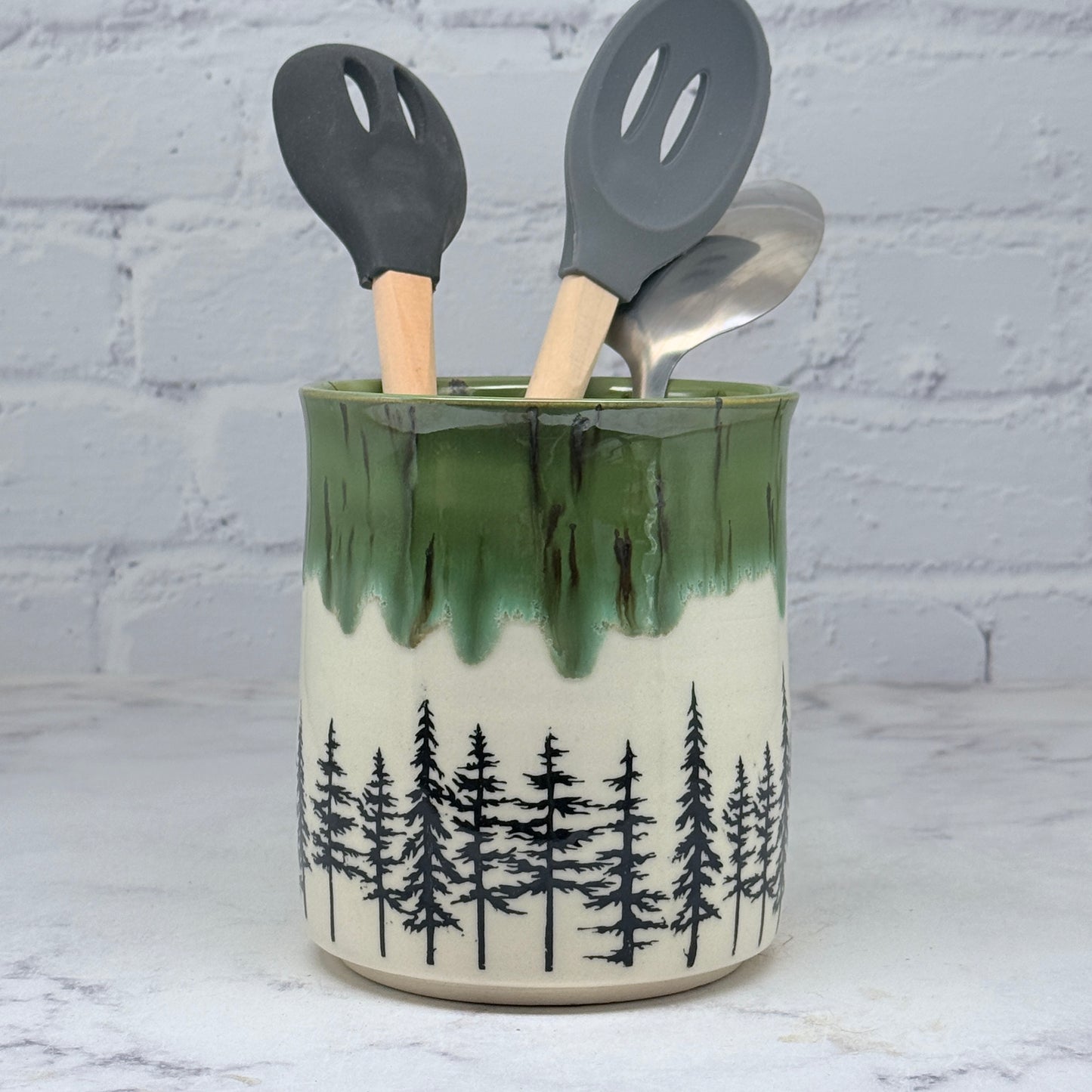 Green with Pines Container 3