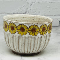 Sunflowers Carved Small Bowl 1