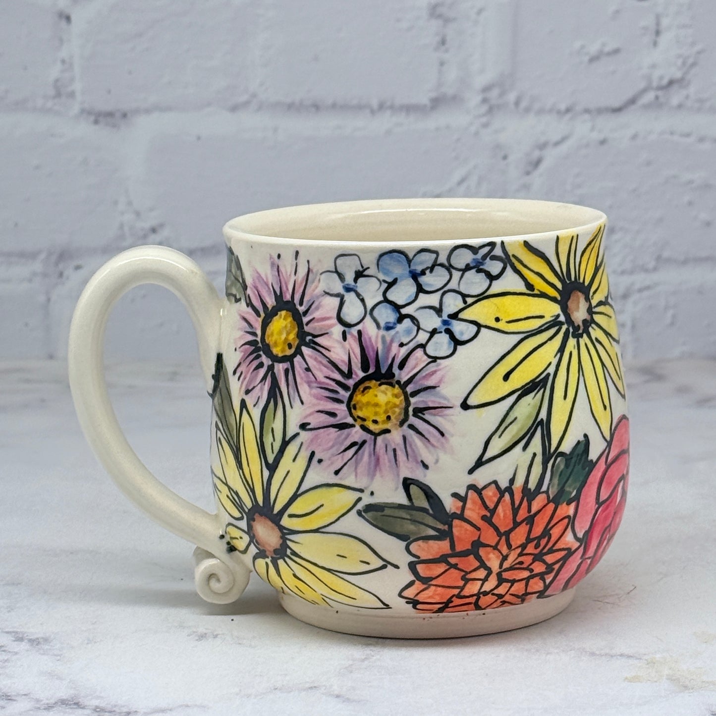 Wildflower Watercolor Mug 2