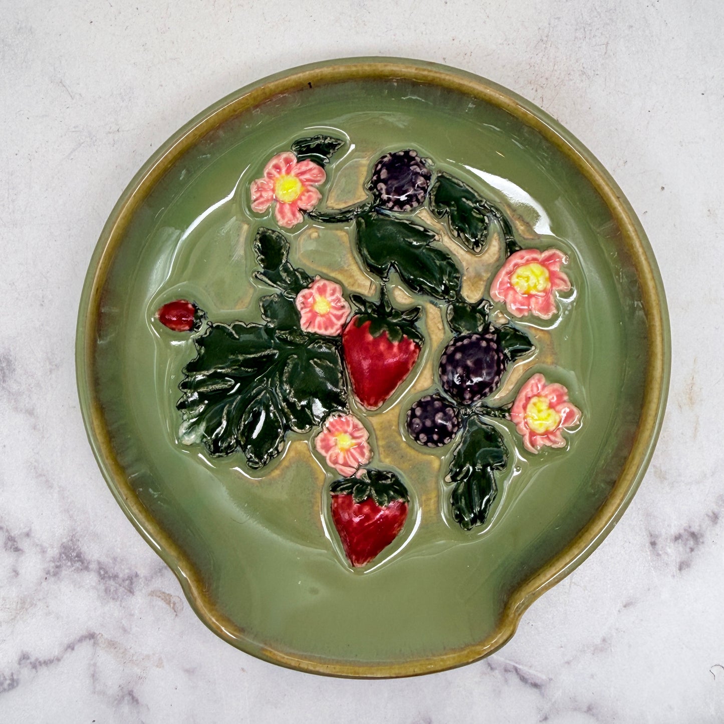 3-D Berries Spoon Rest 2