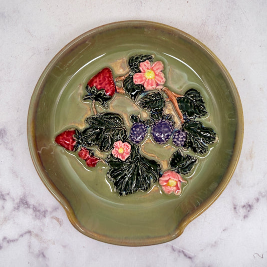 3-D Berries Spoon Rest 1