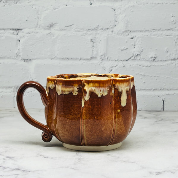 Rust Pumpkin Cafe Mug 2