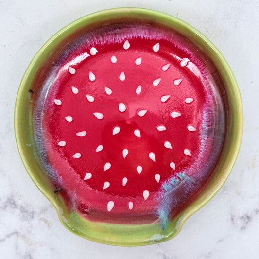 Strawberry Spoon Rest 1