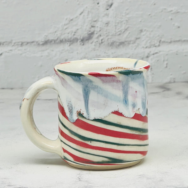 Creamy Peppermint Marbled Espresso Mug