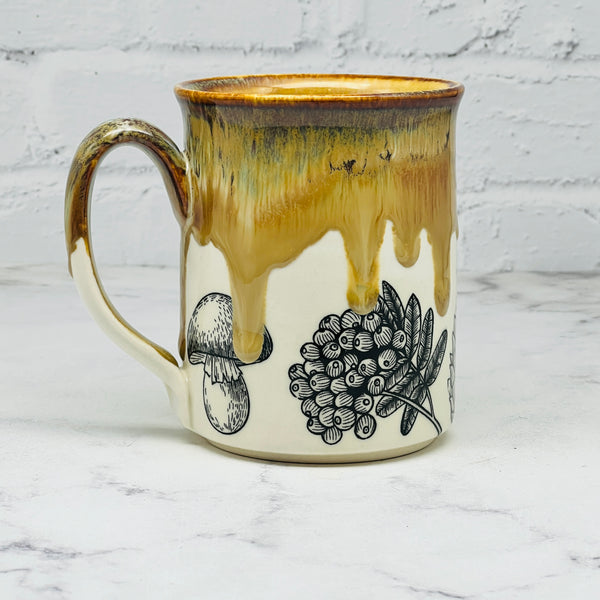 Copper with Fall Foliage Mug 2