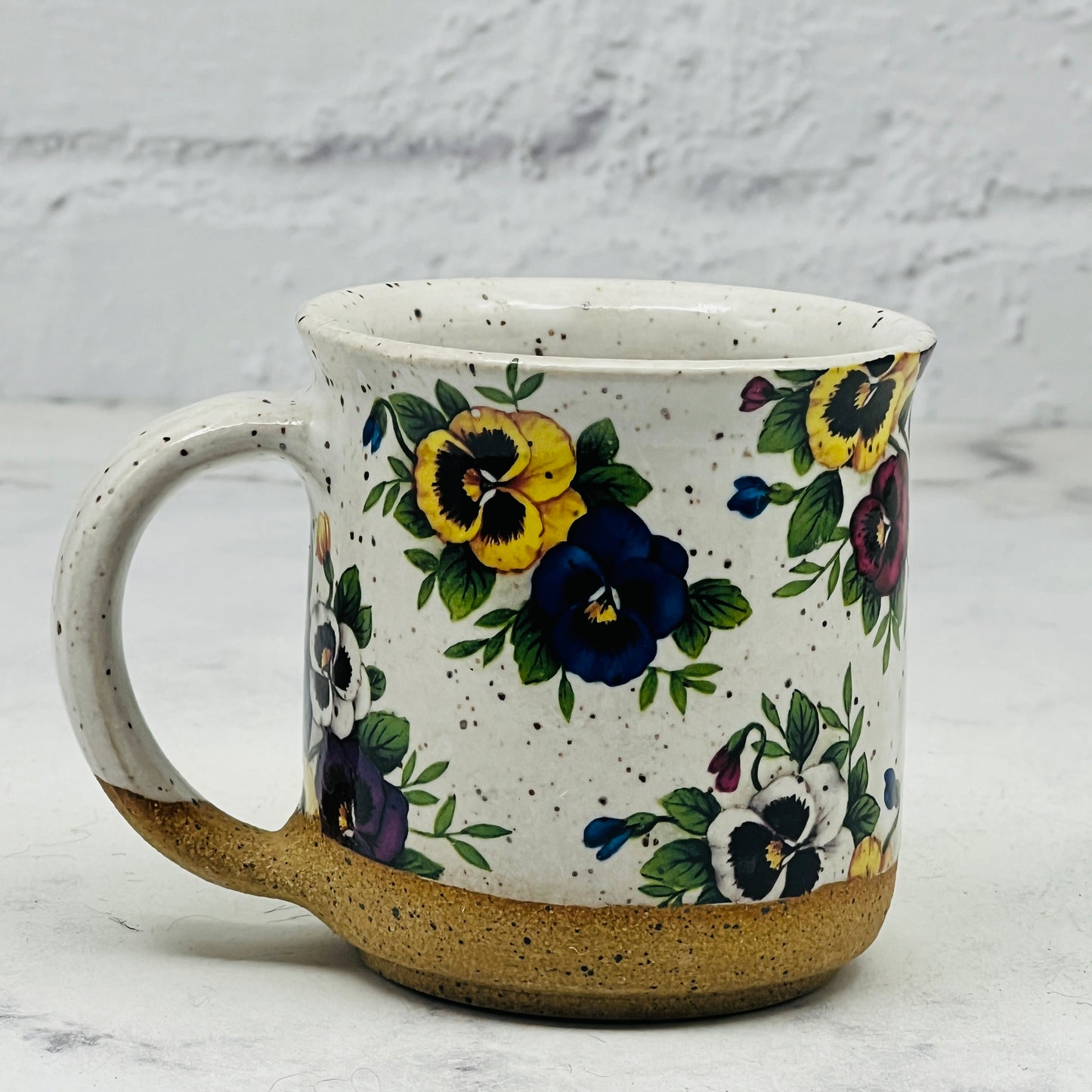 Pansies Espresso Mug