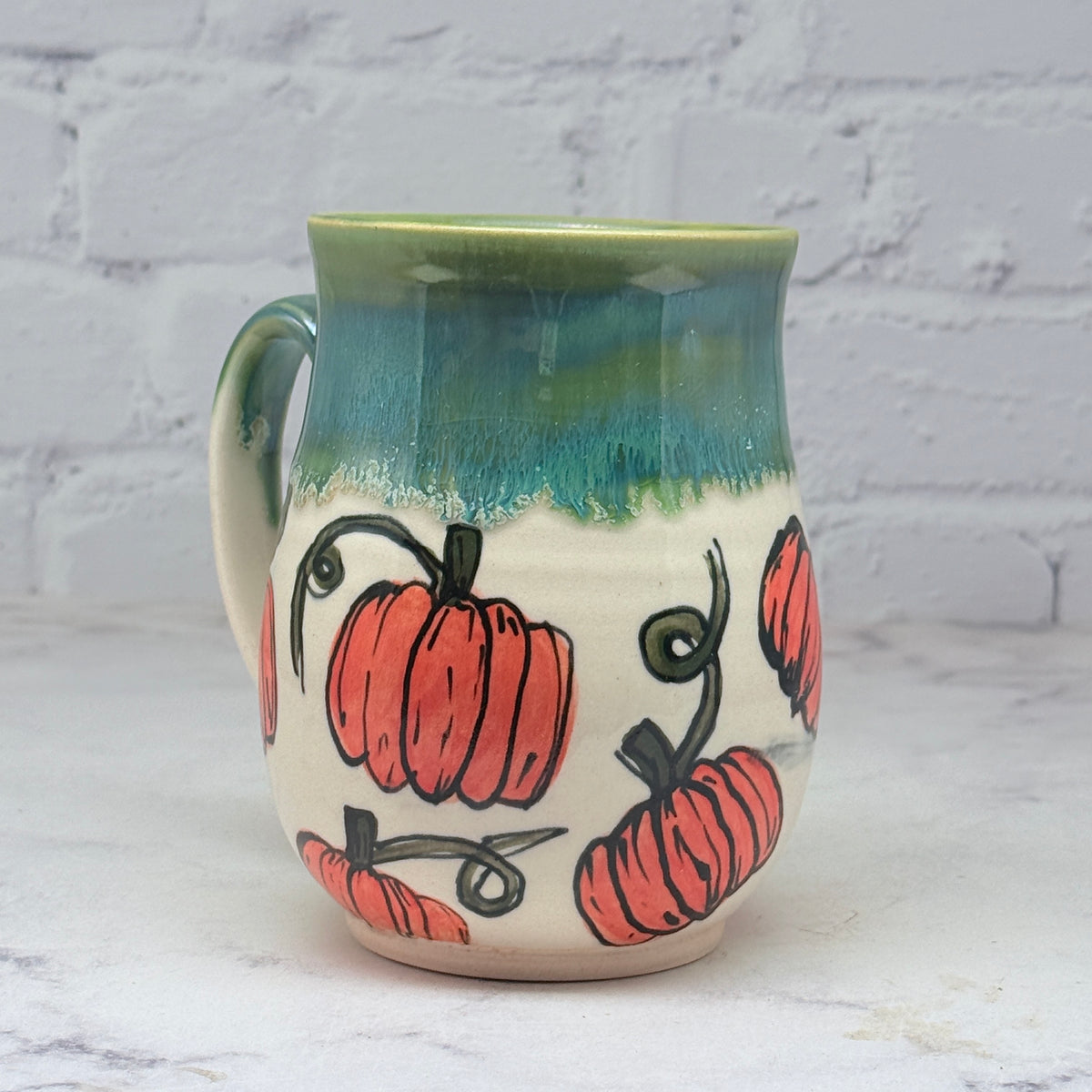 Pumpkins Watercolor Mug 3
