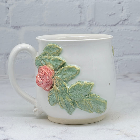 3-D Pink Roses Mug 3