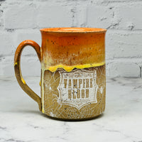 Orange with Spiderwebs Mug