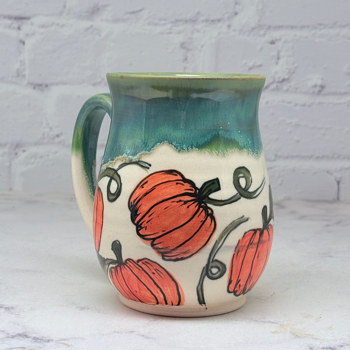 Pumpkins Watercolor Mug 2