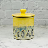 Yellow with Sunflowers Lidded Container