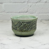 Green Leaves Texture Small Bowl 1